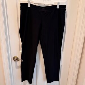 Eileen Fisher Woman's Stretch Pants, Black, Size XL